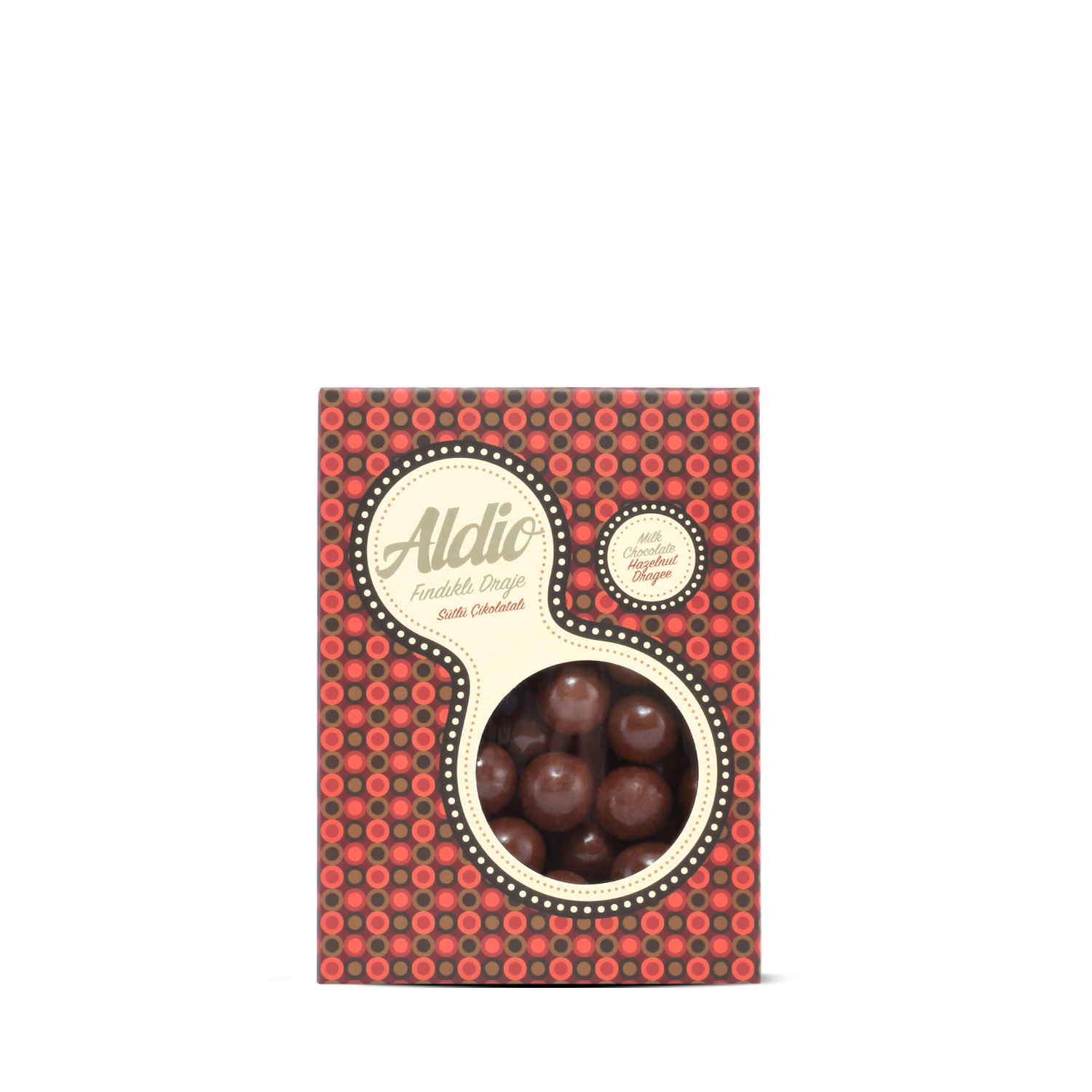 Aldio Sütlü Çikolatalı Fındıklı Draje 200g Kutu