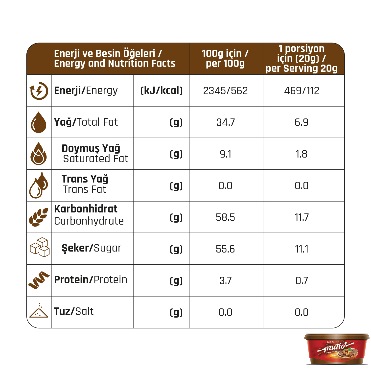 Nutio Kakaolu Fındık Kreması 900g